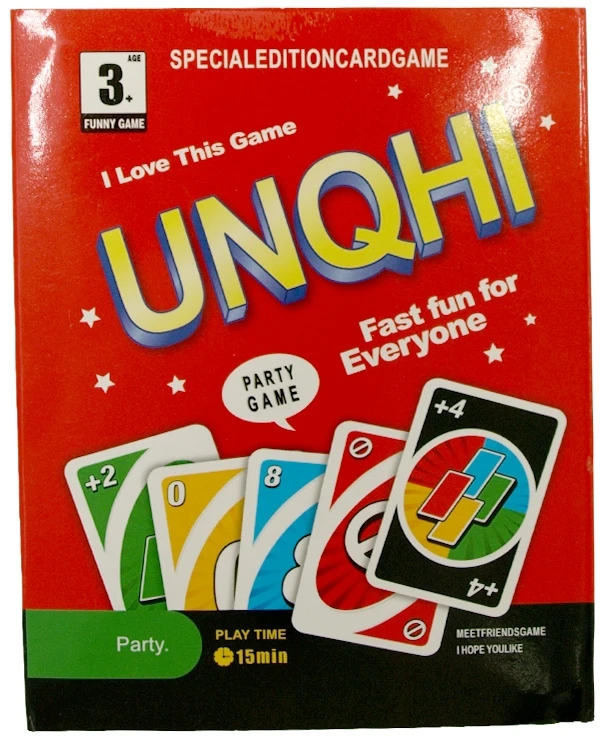 Kortų žaidimas „UNQHI“