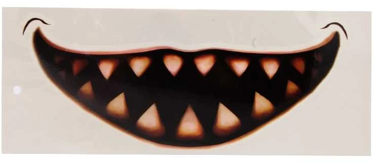 Laikinos helovino tatuiruotės Lūpos - 1