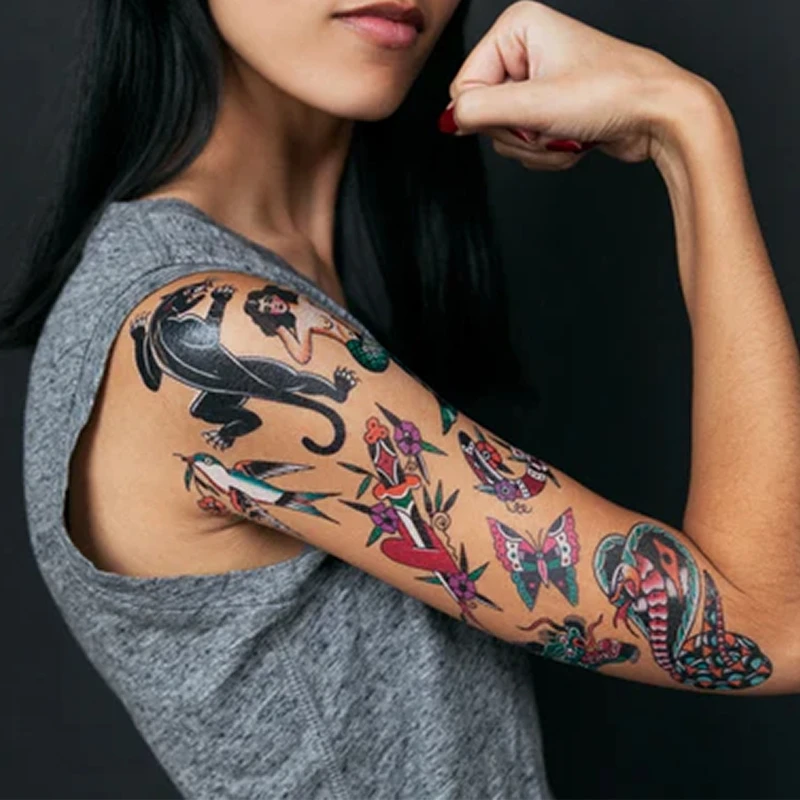 Laikinos kūno tatuiruotės - 11