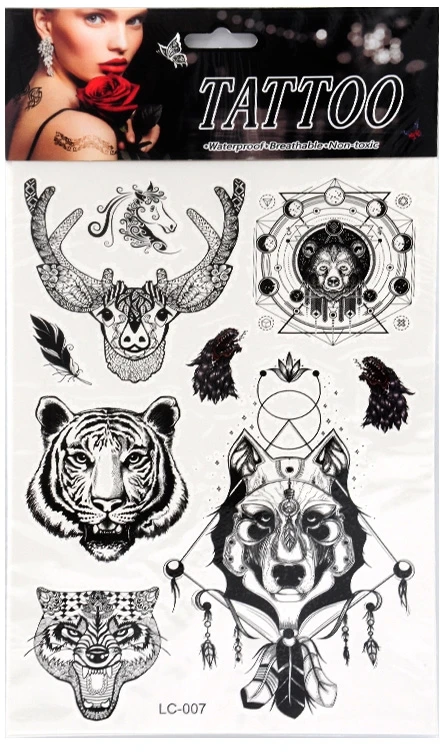 Laikinos kūno tatuiruotės - 11