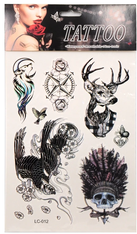 Laikinos kūno tatuiruotės - 11