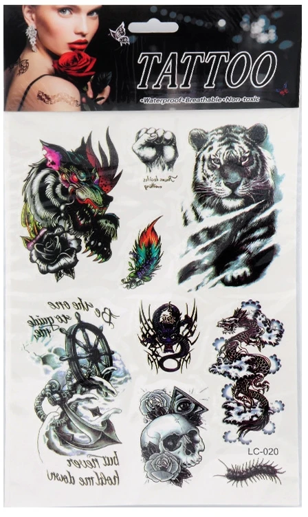 Laikinos kūno tatuiruotės - 11