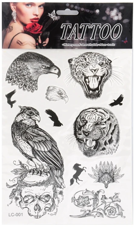 Laikinos kūno tatuiruotės - 11