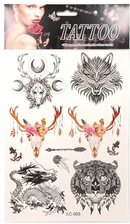 Laikinos kūno tatuiruotės - 14