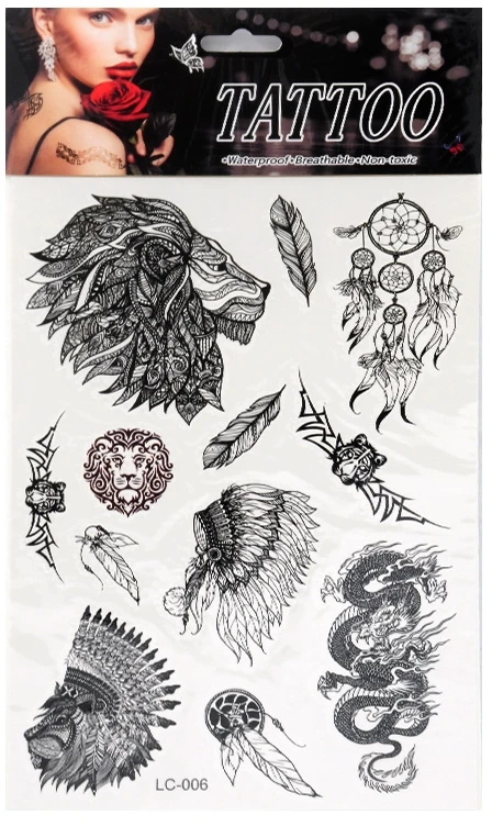 Laikinos kūno tatuiruotės - 8