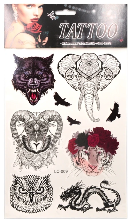 Laikinos kūno tatuiruotės - 8