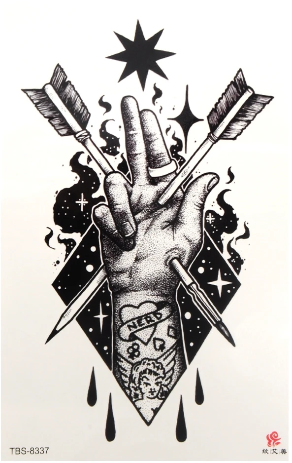 Laikinos tatuiruotės kūnui - 9