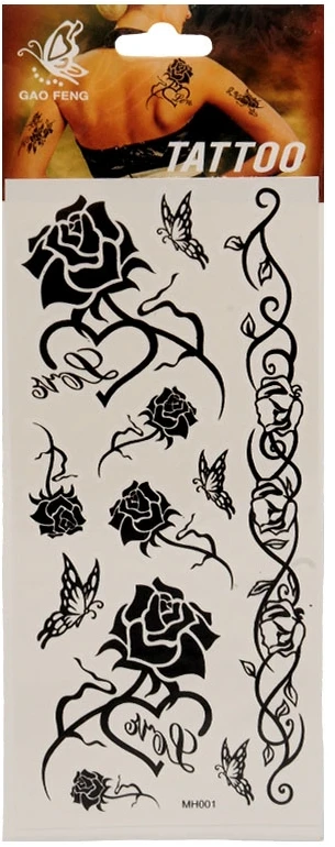 Laikinos tatuiruotės kūnui Rožės - 6
