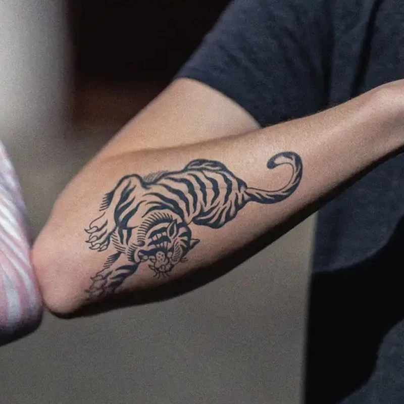 Laikinos tatuiruotės kūnui Tigras - 2