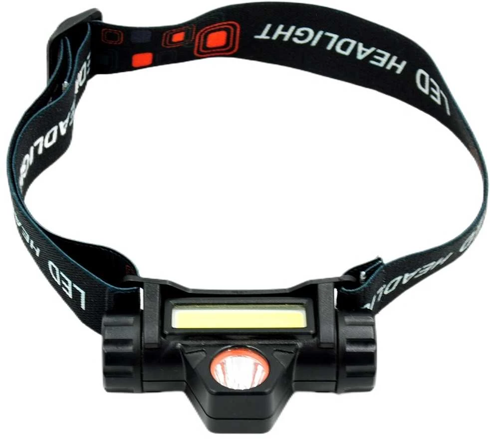 LED prožektorius ant galvos