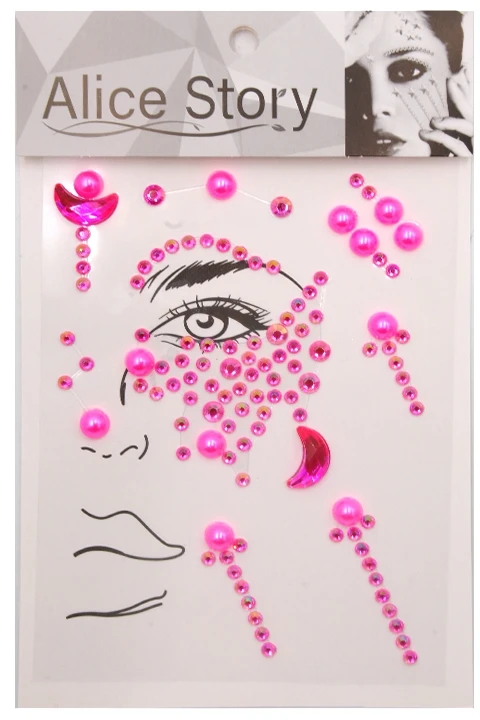 Lipdukai-kristalai veidui - 8