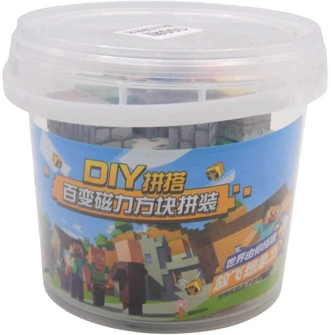 Magnetiniai Minecraft blokeliai, 100 vnt.