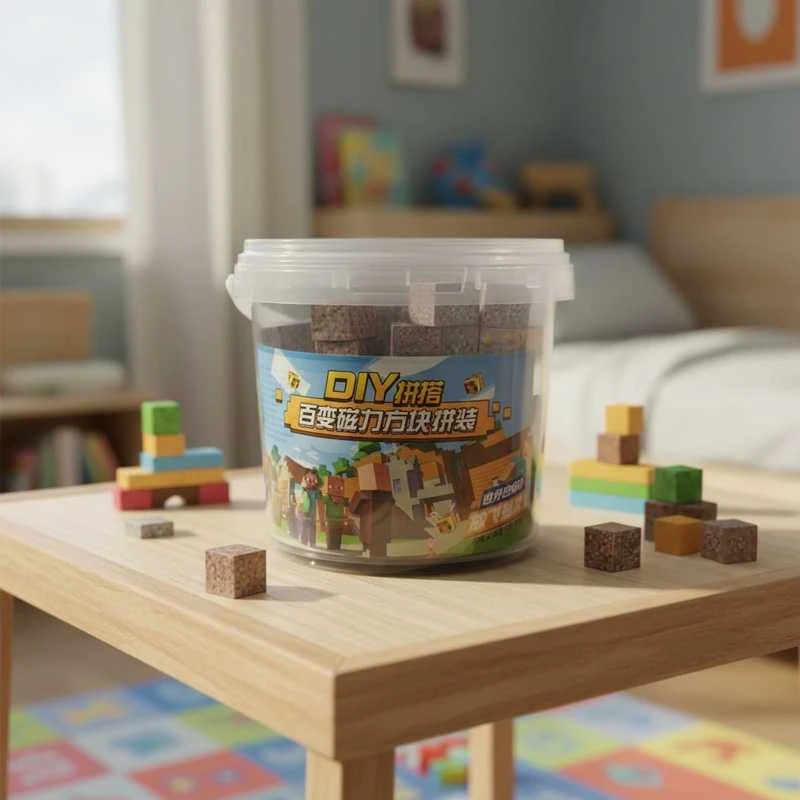 Magnetiniai Minecraft blokeliai, 200 vnt.