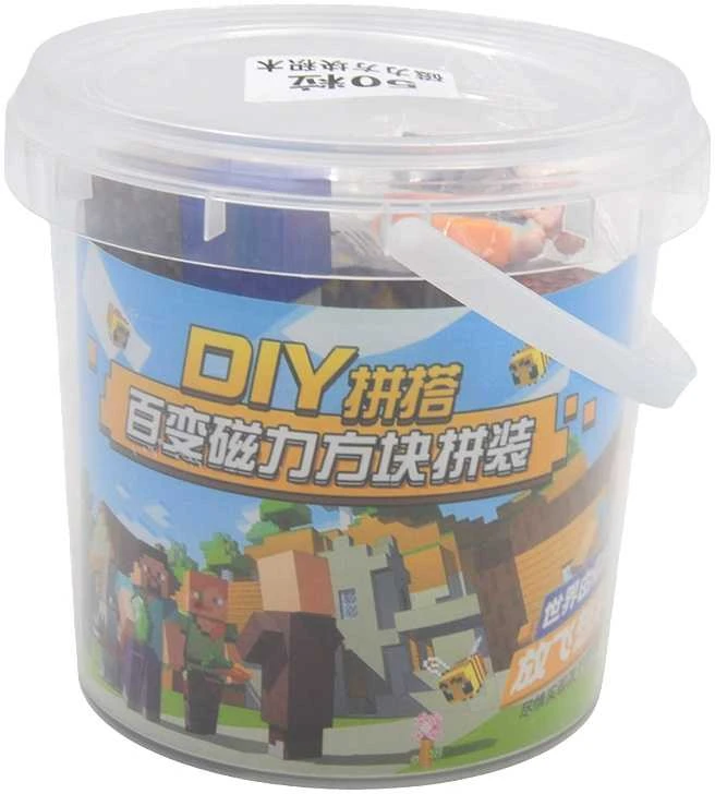 Magnetiniai Minecraft blokeliai, 50 vnt.