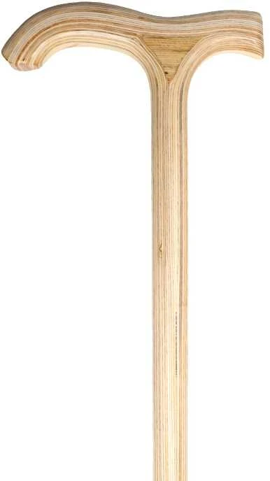 Medinė vaikščiojimo lazda, 90 cm - Šviesiai ruda
