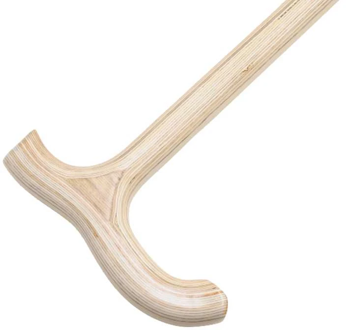 Medinė vaikščiojimo lazda, 90 cm - Šviesiai ruda