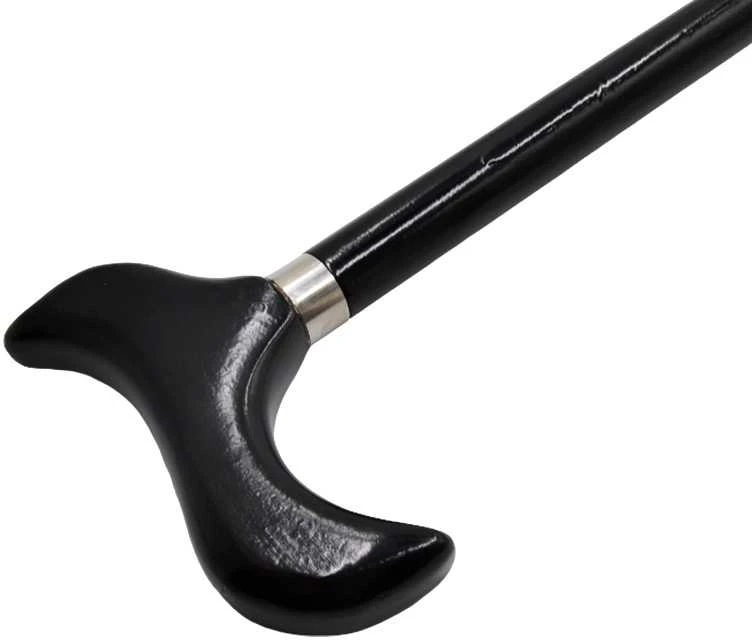 Medinė vaikščiojimo lazda, 92 cm - Ruda