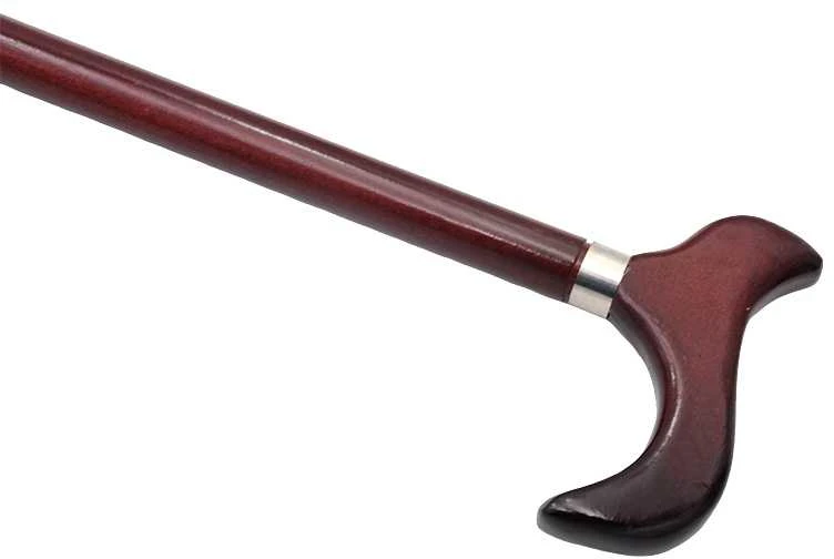 Medinė vaikščiojimo lazda, 92 cm - Ruda