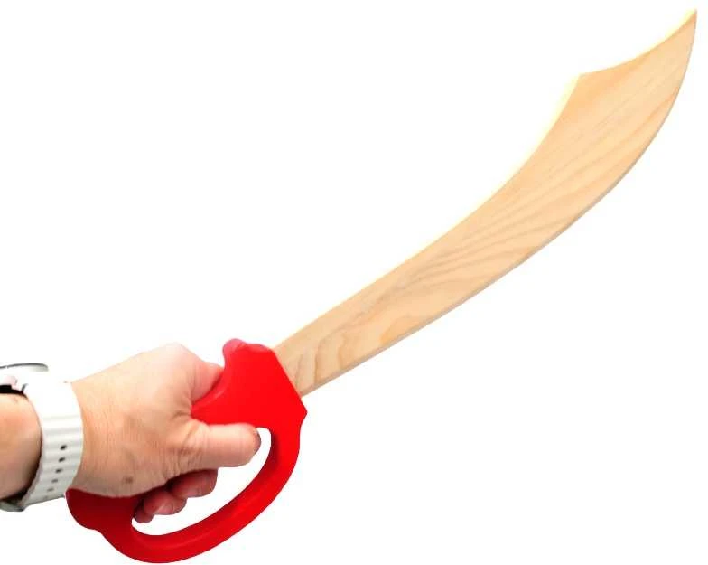 Medinis pirato kardas, 50 cm - Mėlyna