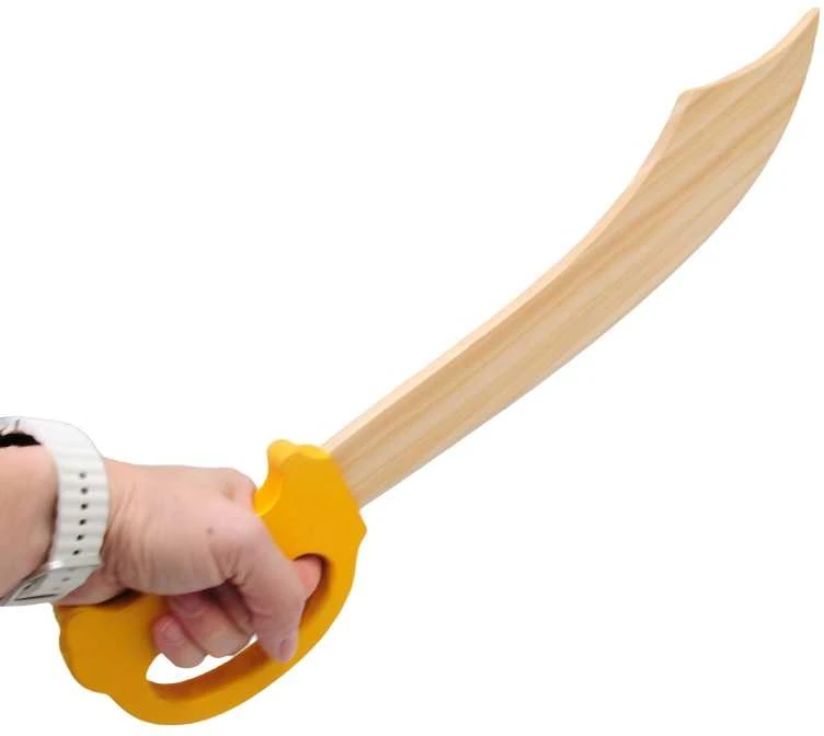 Medinis pirato kardas, 50 cm - Mėlyna