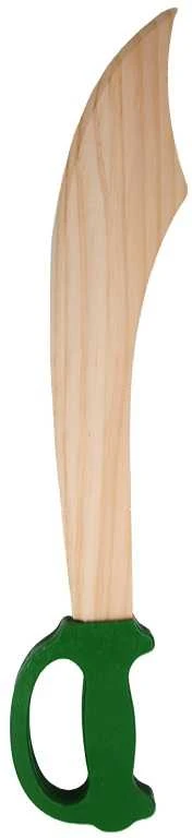 Medinis pirato kardas, 50 cm - Raudona
