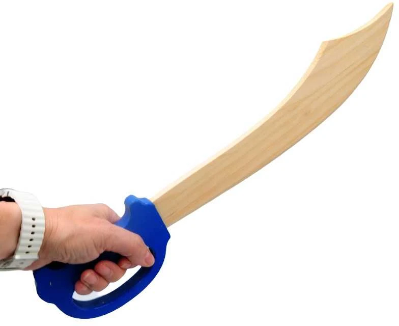 Medinis pirato kardas, 50 cm - Žalia