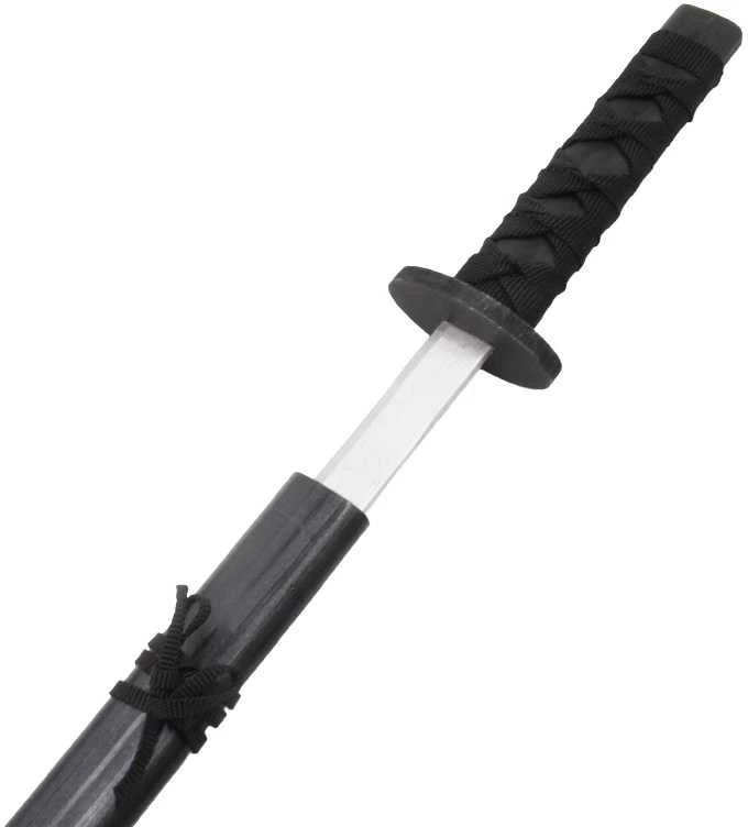 Medinis Samurajaus kardas su dėklu, 73 cm - Raudona