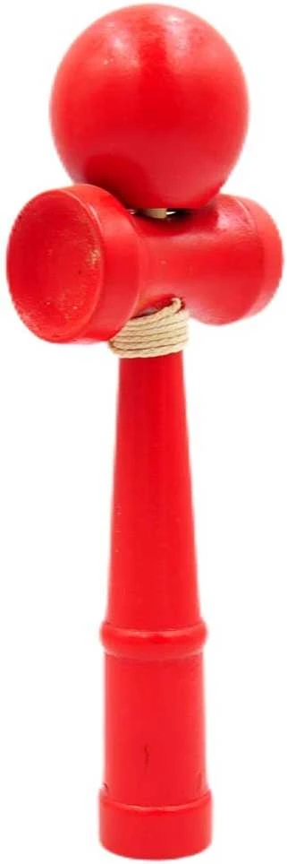 Medinis žaislas kendama, 28 cm - Juoda