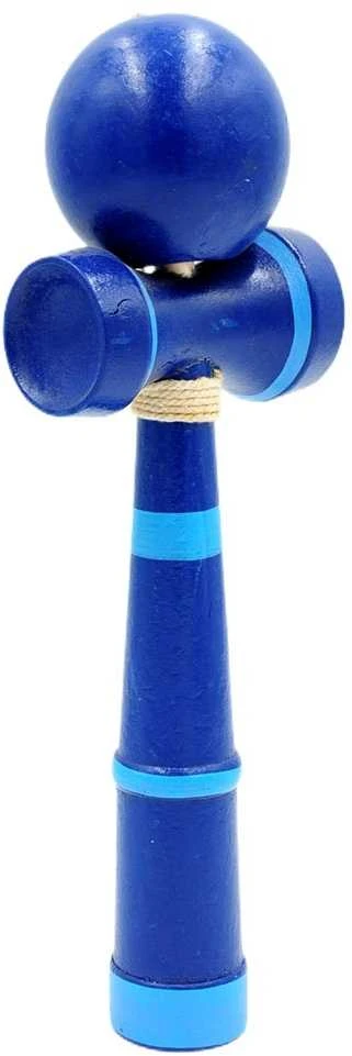Medinis žaislas kendama, 28 cm - Raudona