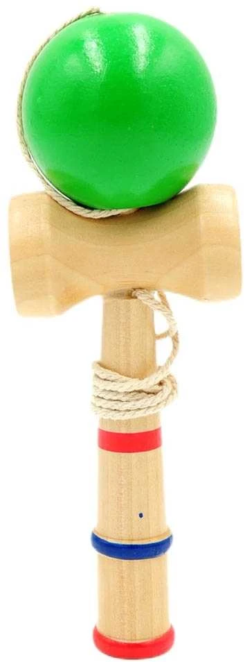 Medinis žaislas kendama, 18 cm