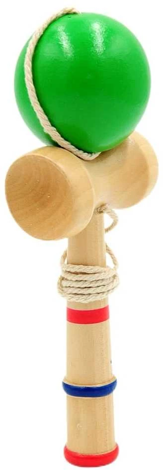Medinis žaislas kendama, 18 cm