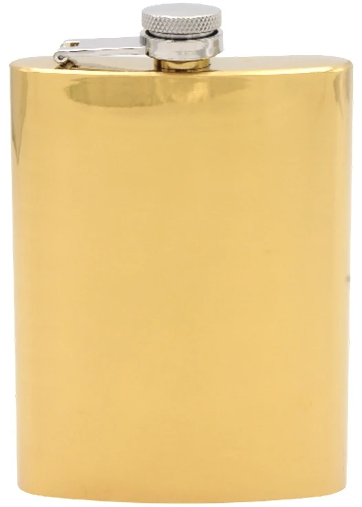 Aukso spalvos metalinė gertuvė, 237 ml