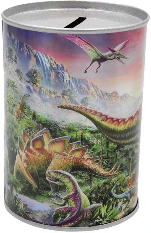 Metalinė taupyklė Dinozaurai, 12 cm - 5