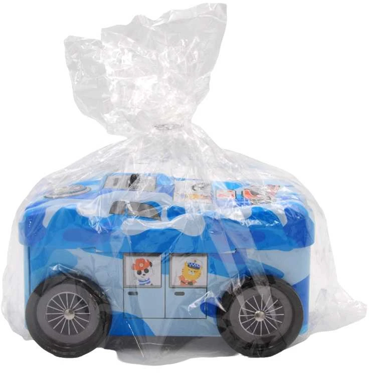 Metalinė taupyklė Mašina, 9x15,5x7 cm - Mėlyna