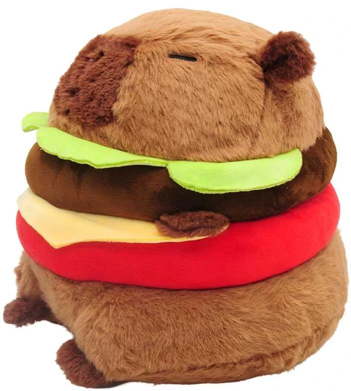 Minkštas žaislas mėsainis Kapibara, 20 cm