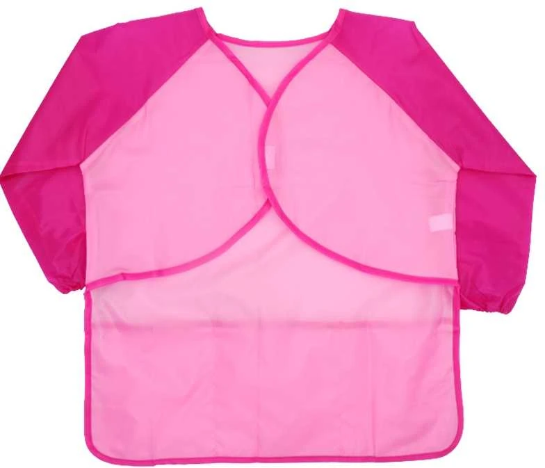 Neperšlampama prijuostė vaikams (4-8 m.) - Rožinė