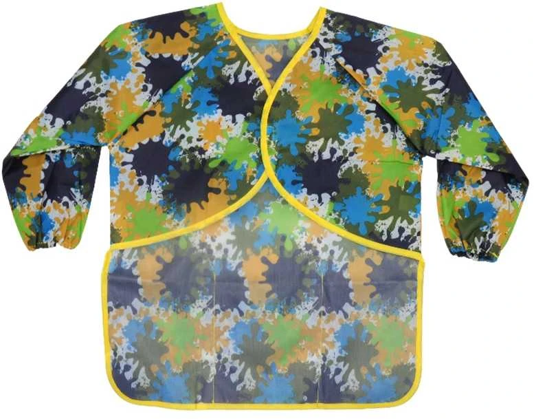 Neperšlampama prijuostė vaikams (4-8 m.) - Žalia