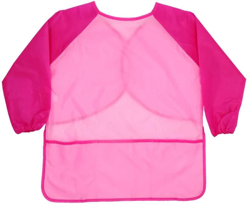 Neperšlampama prijuostė vaikams (4-8 m.) - Rožinė