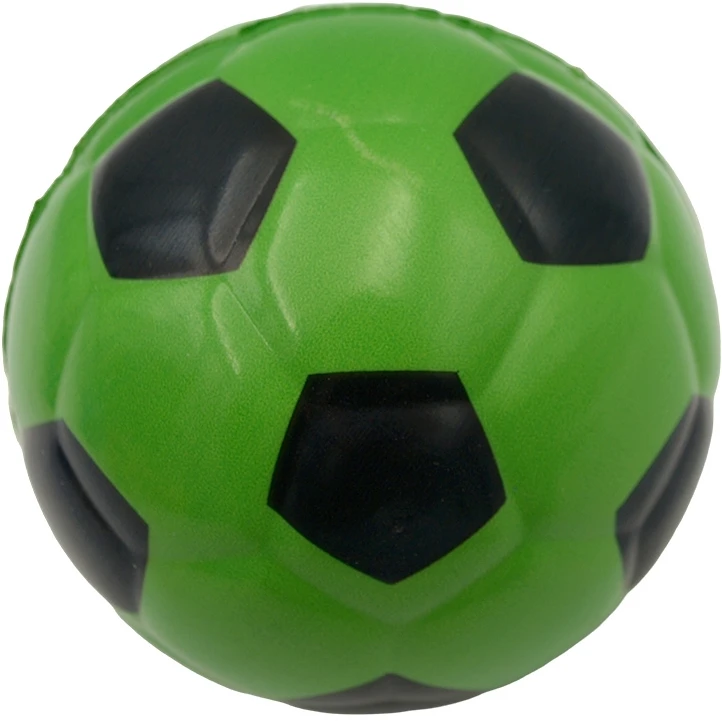 Paroloninis futbolo kamuoliukas-šokliukas, 9 cm - Geltona