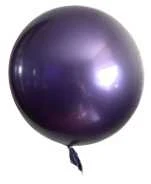 Perlamutriniai apvalūs balionai, 80 cm - Raudona