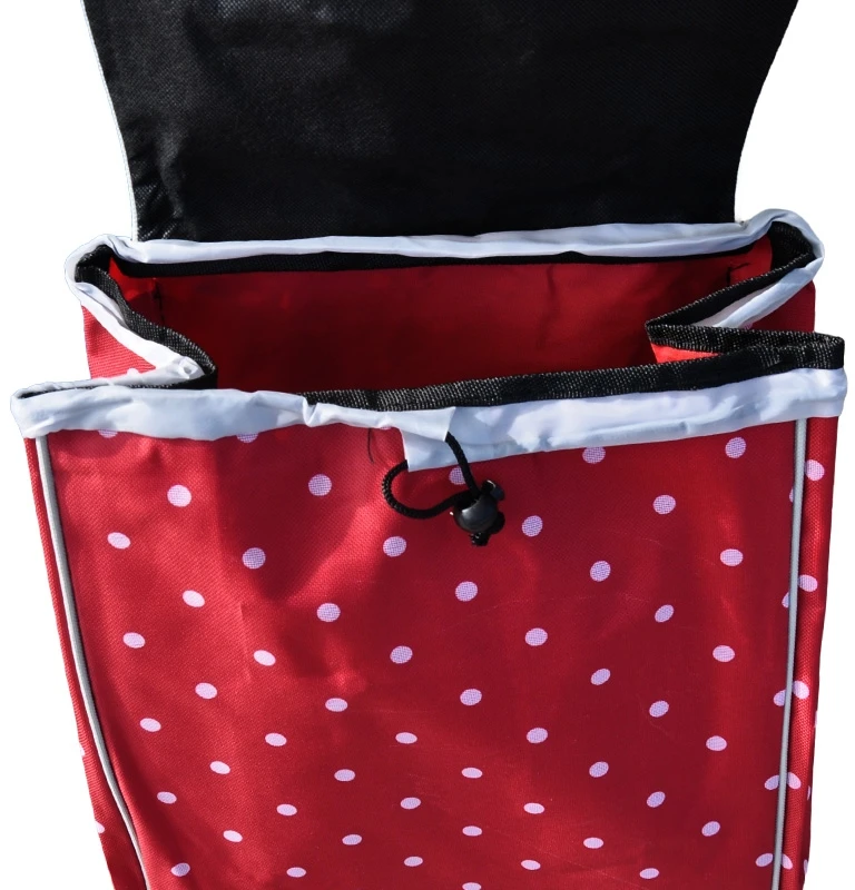 Pirkinių krepšys su ratukais - Juoda