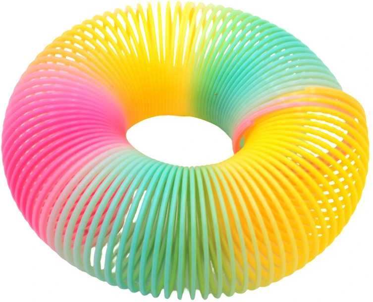 Plastikinė spyruoklė Vaivorykštė