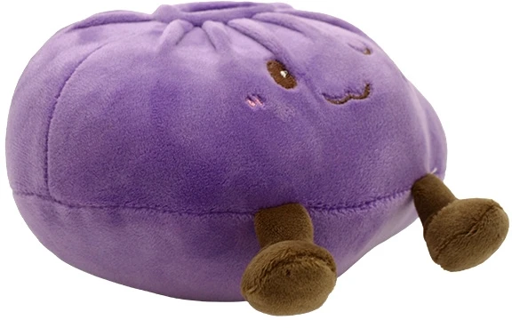 Pliušinis koldūnas (dumpling), 15 cm - Violetinė