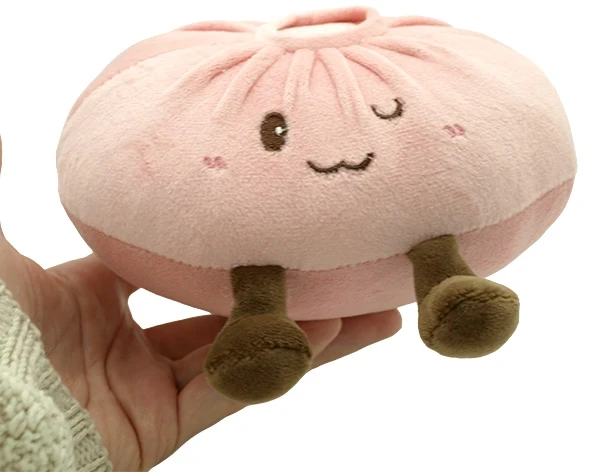Pliušinis koldūnas (dumpling), 15 cm - Violetinė
