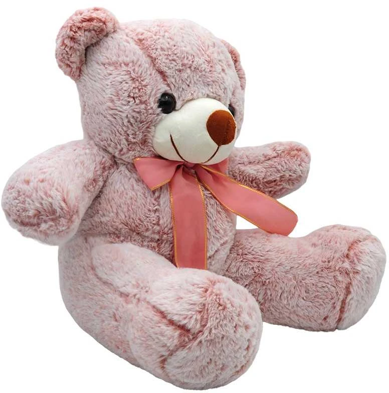 Pliušinis meškiukas, 55 cm - Balta