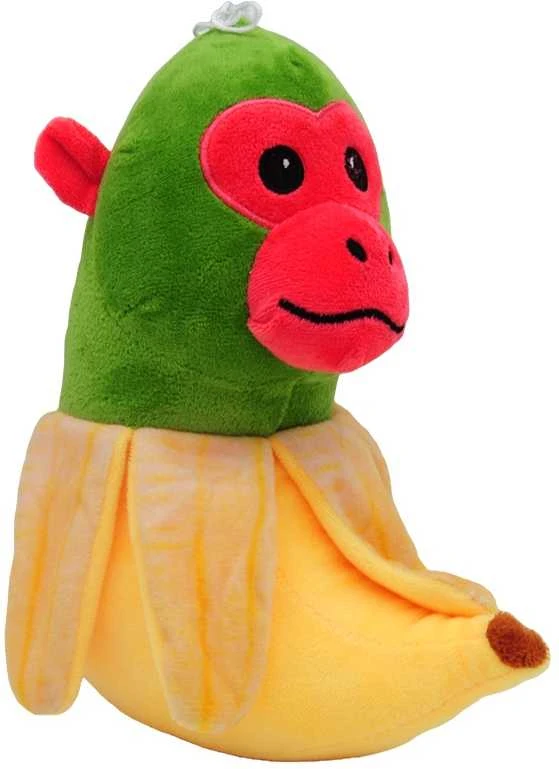Pliušinis žaislas šimpanzė Bananini, 23x16 cm