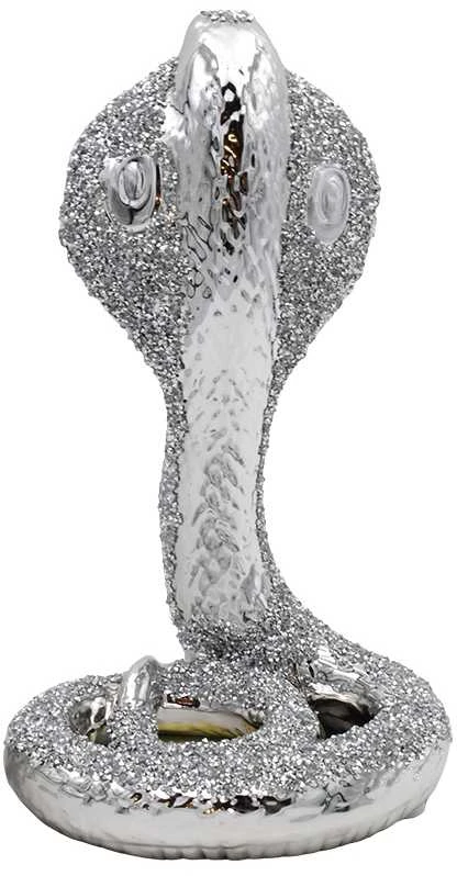 Porcelianinė gyvatės statulėlė, h 27 cm