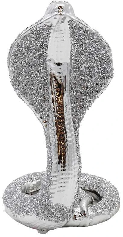 Porcelianinė gyvatės statulėlė, h 27 cm