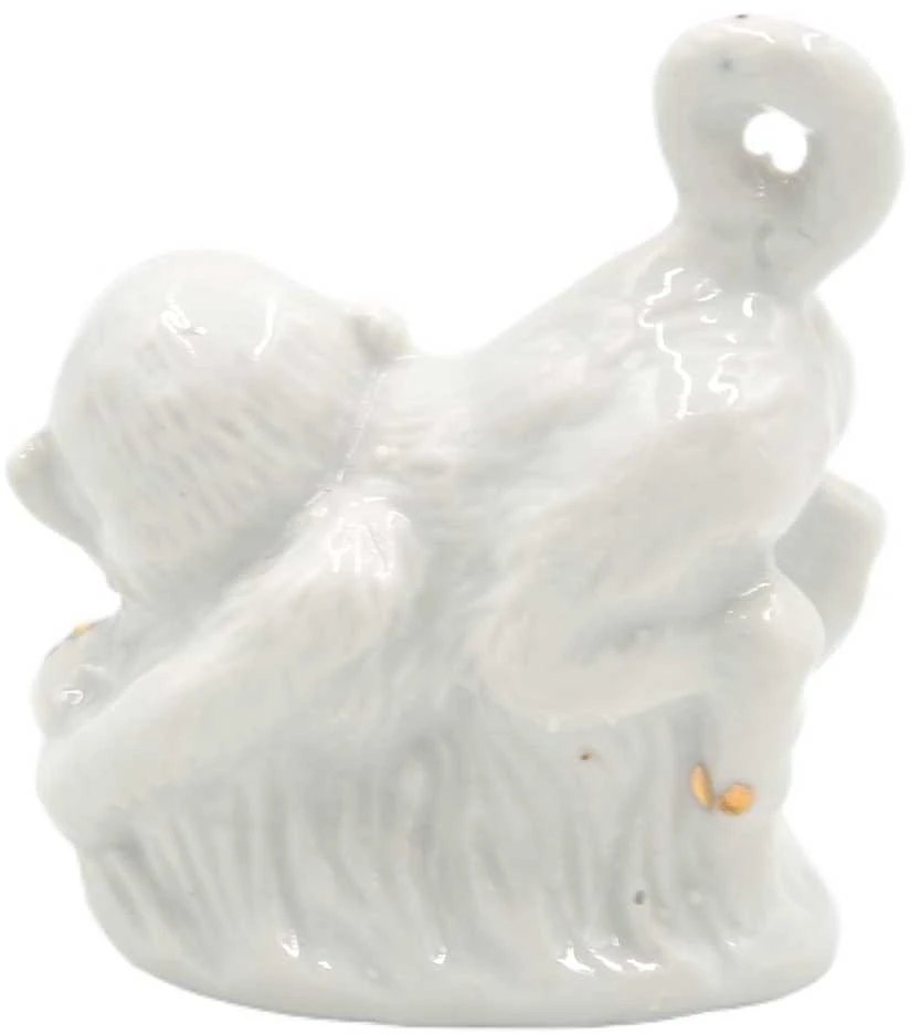 Porcelianinė statulėlė Beždžionė, 7 cm - 4