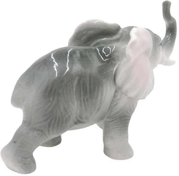 Porcelianinė statulėlė Dramblys, h 14 cm